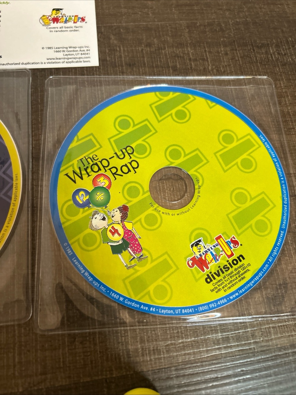WRAP-UPS Basic Math Kit Set of 5 Math Learning School Hands-on Practice w/Discs - Picture 10 of 15